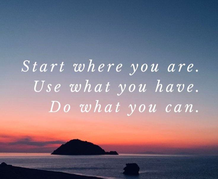 ✨ Motivational Monday ✨
No matter where you are in your journey — just start.
Use what you’ve got. Do what you can. Keep moving forward.

#MotivationalMonday #MondayInspiration #KeepMovingForward #StartToday #StayMotivated #BelieveInYourself #PositiveVibes #NeverGiveUp