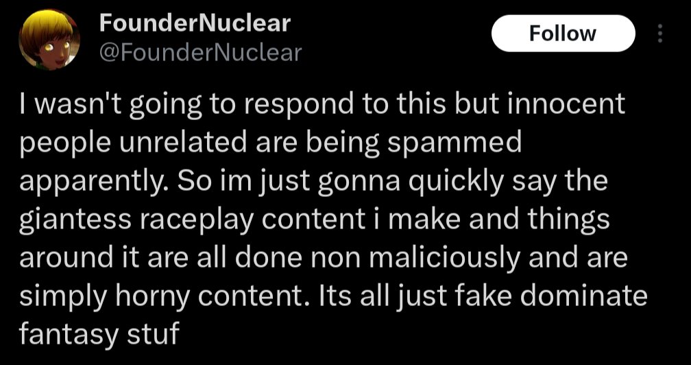 Unrelated but just cause I'm fired up rn this is a bold statement considering it doesn't just end at his racism but also his blatant homophobia and transphobia lol

Literally subbed to his patreon and talk to him for weeks but he found out I was a tranny and blocked me 😂💛 LOSER