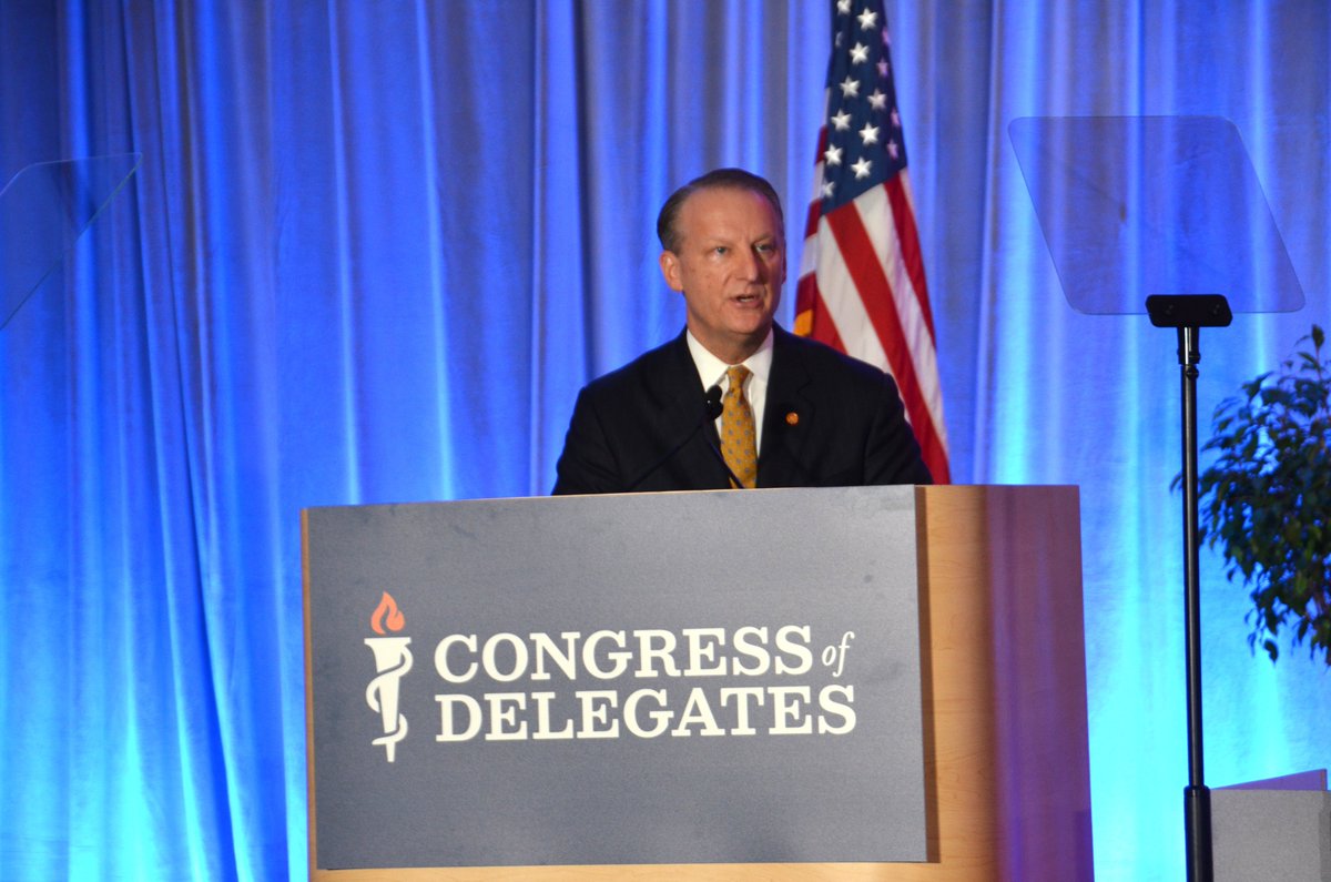 I was honored to stand before the Congress of Delegates this morning and provide an update on the work of the American Academy of Family Physicians in support of the more than 128,000 family physicians across the United States. I remain humbled by the privilege of serving the