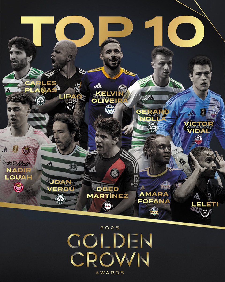 The Top 10 is here 🏆. 

Who will take the Golden Crown?

Find out on October 11th during Kickoff Day 👑.