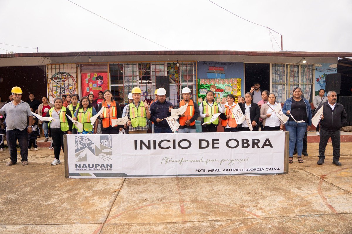 HumanistaPue's tweet image. 🏗️ El gobierno de #Naupan inició la construcción de un #techado en el #Preescolar "Huitzilihuitl", en Hueynaupan.
La obra busca mejorar las condiciones de estudio para la #niñez de la región.
➡️elhumanista.com.mx/municipales/co…