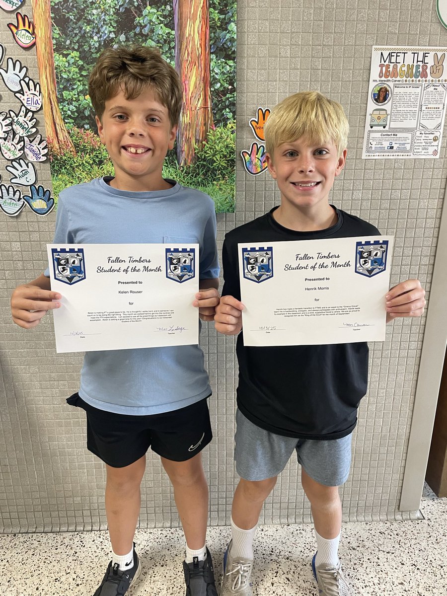 Congratulations to Kelen and Henrik, our September students of the month!