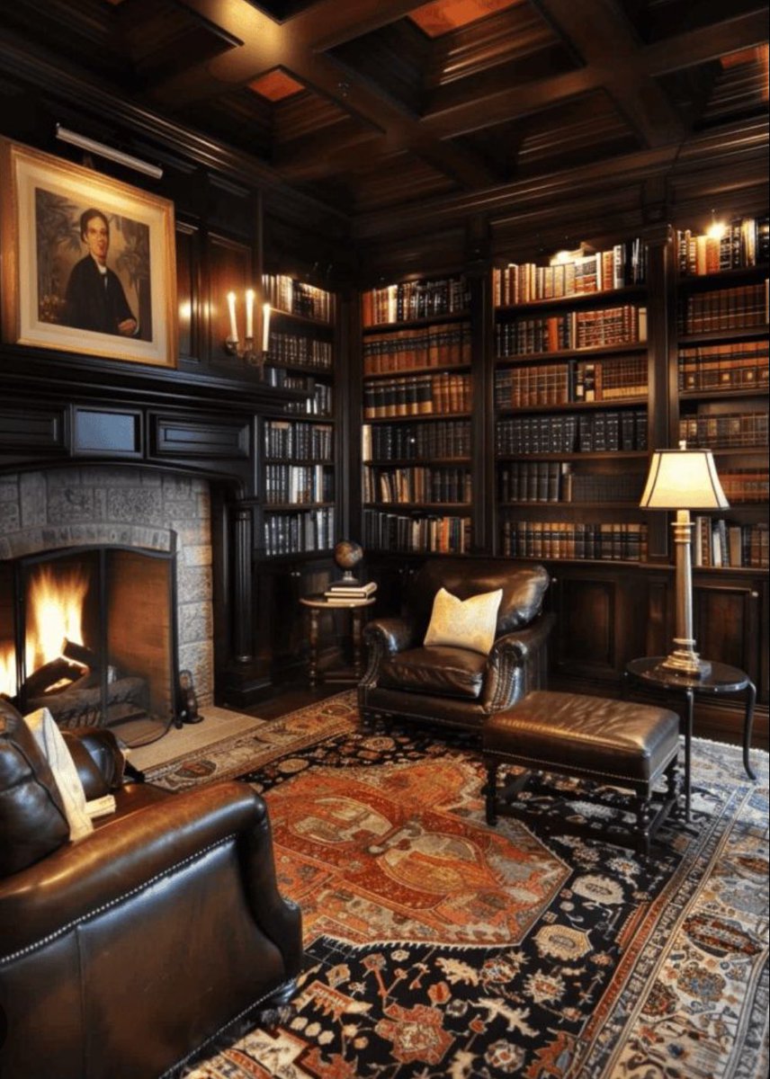 Nothing like reading a great book by the fire…