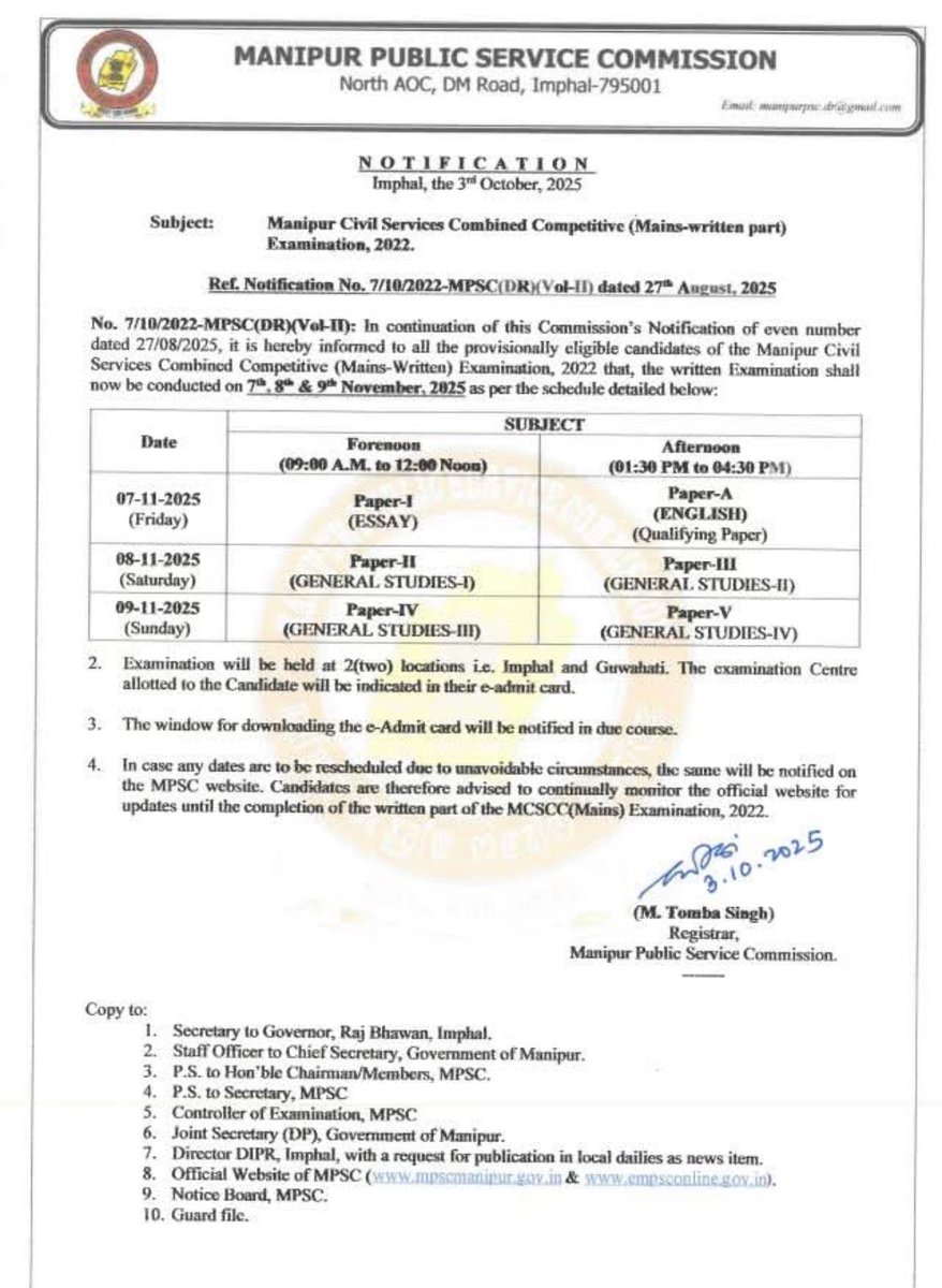 Separate Administration for Kukis is the only solution for <a href="/NBirenSingh/">N. Biren Singh</a>  and his fellow meiteis on going war against Kukis.

No Kukis will go to meitei town, Imphal. Gauhati is the only option with huge espense.

#SelfAdministration4Kukis

<a href="/HMOIndia/">गृहमंत्री कार्यालय, HMO India</a> <a href="/PMOIndia/">PMO India</a> <a href="/INCIndia/">Congress</a> <a href="/BJP4India/">BJP</a>