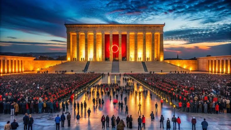 Anıtkabir için, 'Elektrik gidiyor, getirisi yok' diyenlere cevabım;
Getirisi; 783,562 km² vatandır..