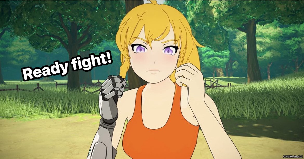 jaYTgameNews's tweet photo. You vs #YangXiaoLong round one #RWBY https://t.co/TYWA9WNo0T