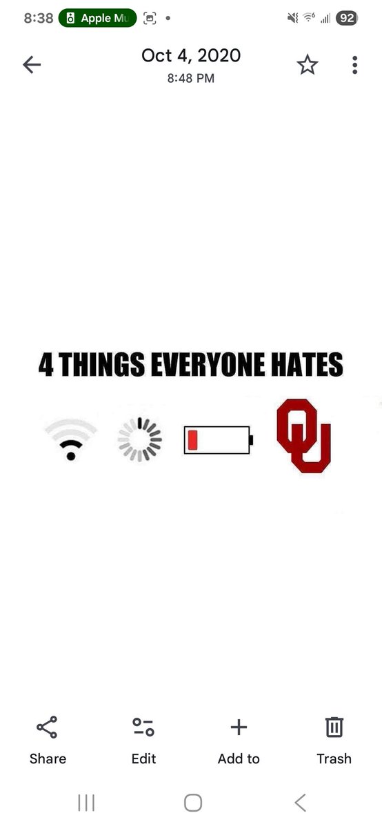 chrisgb002000's tweet photo. #ouHateWeek https://t.co/5koOLH1bpH
