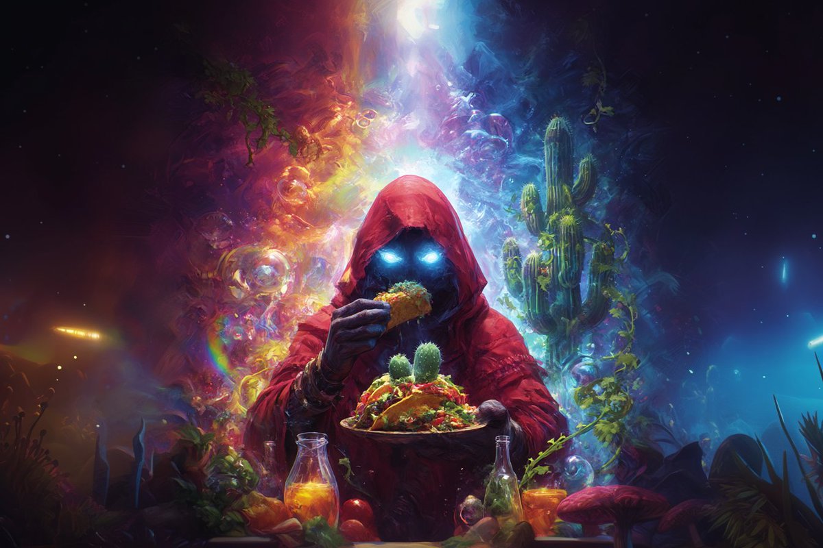 The Ballad of Sad Pedro ft. <a href="/Tadmajor/">Tadmajor</a> 

A cactus.
A taco.
A psychedelic duel judged by a talking lizard.

Zorko: "Sad Pedro showed me every mistake I’ve never made."
Uvlius: "You are hallucinating."

Link: forgottenrunes.com/lore/wizards/1…