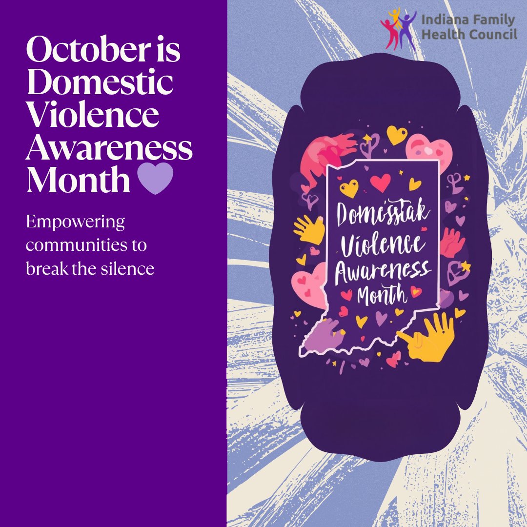 💜 October is #DomesticViolenceAwarenessMonth 💜
Everyone deserves safe, healthy relationships—and access to care.
Title X clinics offer confidential support &amp; reproductive health services. You're not alone.
📲 Call 800-799-7233 or text START to 88788.
#DVAM #TitleX