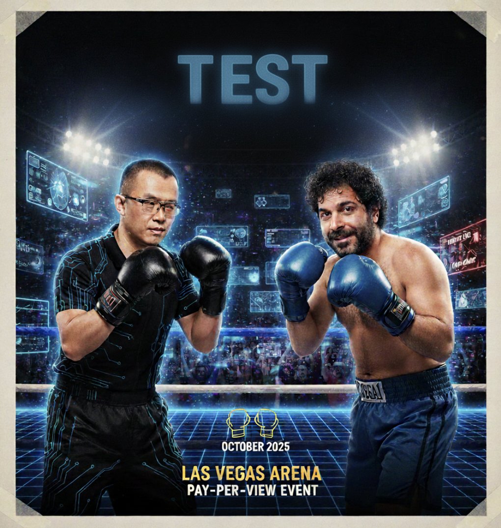 🥊🥊🥊 FIGHT OF THE CENTURY 🥊🥊🥊

<a href="/cz_binance/">CZ 🔶 BNB</a>  $TEST is 31.2M MCAP
<a href="/a1lon9/">alon</a>  $TEST is 612k MCAP 

Let the fight start.