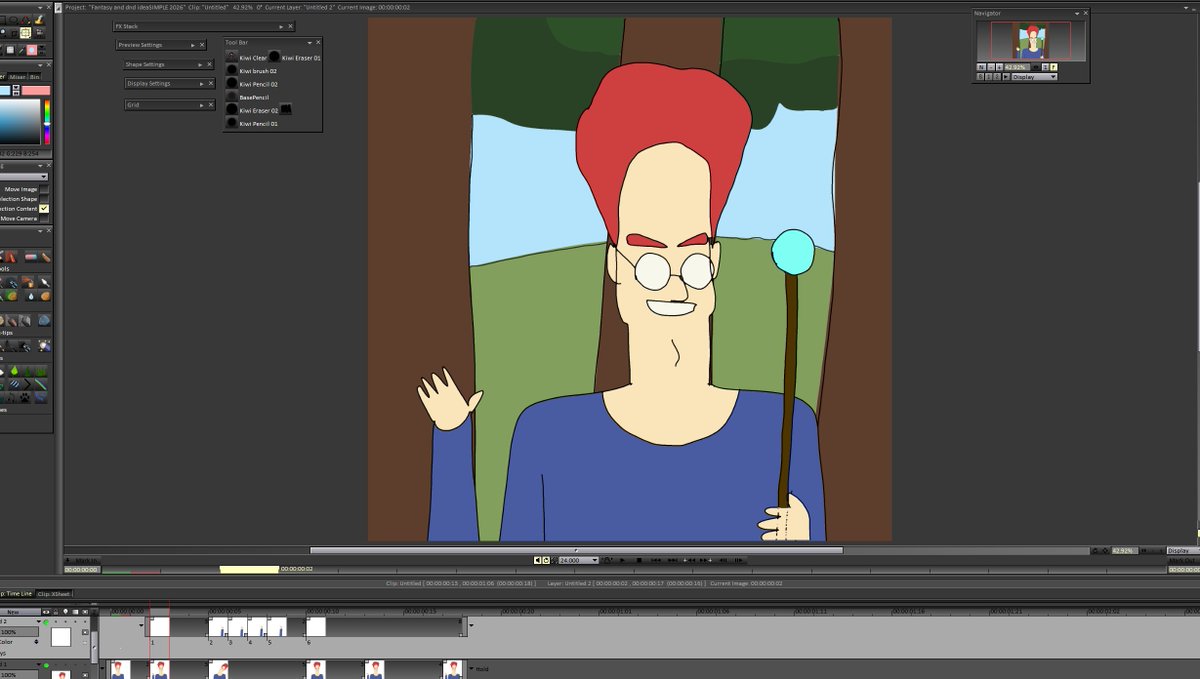 Adobe Animate and TVPaint 10

I’ve been using both for a long time now.
They serve similar purposes, but they feel like two completely different worlds.
Still learning from each one every time I animate.

#Animation #Learning #CharacterDesign #2DArt #AdobeAnimate #TVPaint