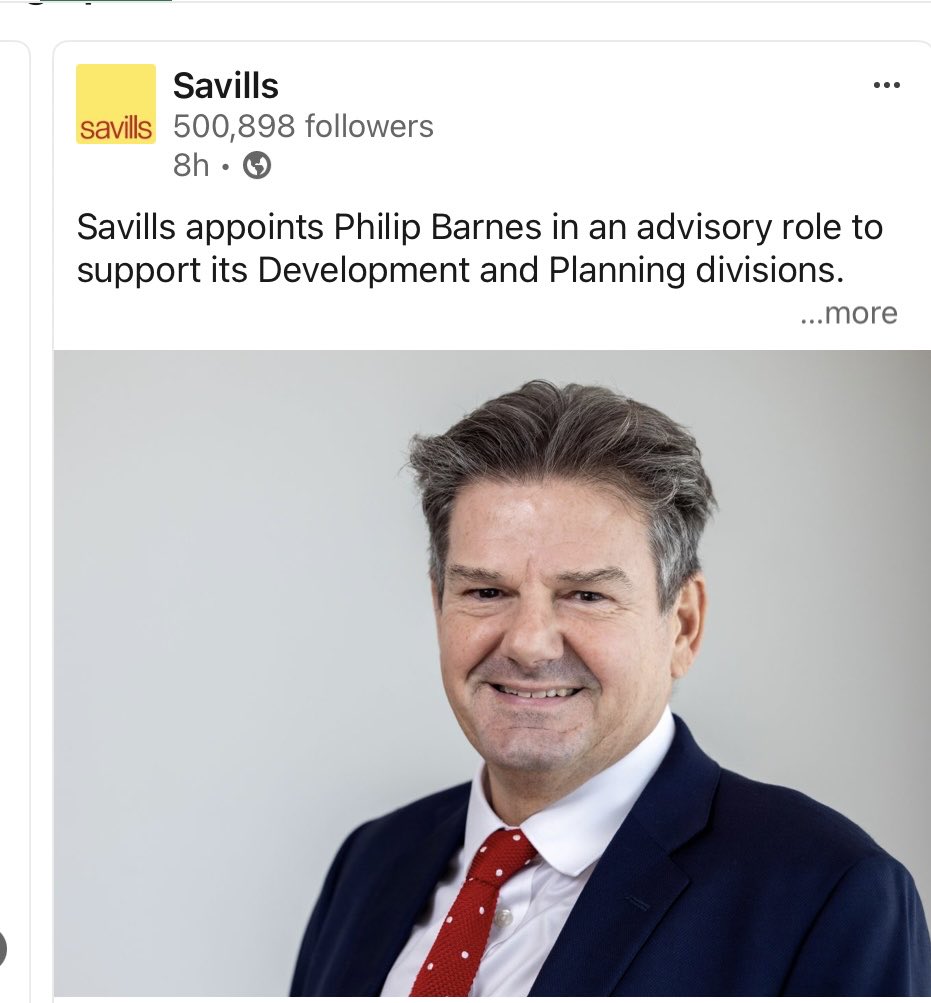 Have worked with and admired <a href="/Savills/">Savills</a> for many years so an absolute privilege to be joining them in an advisory role. Can’t wait to start collaborating with their best-in-class Research, Planning and Development teams.
