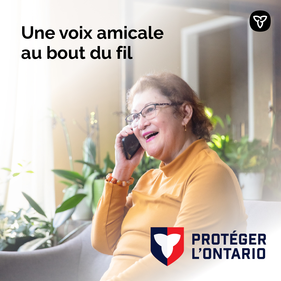 Un appel peut faire toute la différence.

Les adultes de plus de 55 ans peuvent avoir une conversation gratuite avec une personne bienveillante à Une voix amicale.

Sensation de solitude? Du soutien est disponible.

📞 Composez le 1 855 892-9992

afriendlyvoice.ca/fr/