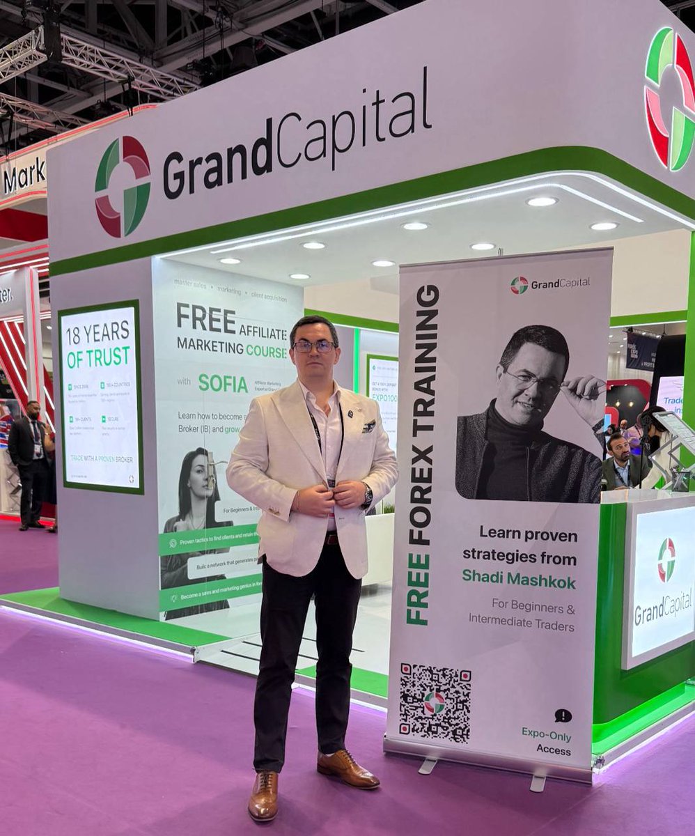 EngGrandCapital's tweet photo. Day 1 at #ForexExpoDubai2025 

Dubai is buzzing with energy — traders, investors, innovators, all in one place! 🌍
Proud to see Grand Capital among the key players shaping the future of trading. 🚀

💡 Networking. Learning. Sharing experience.
🔥 The atmosphere — right here! https://t.co/sTSMz19Gbq