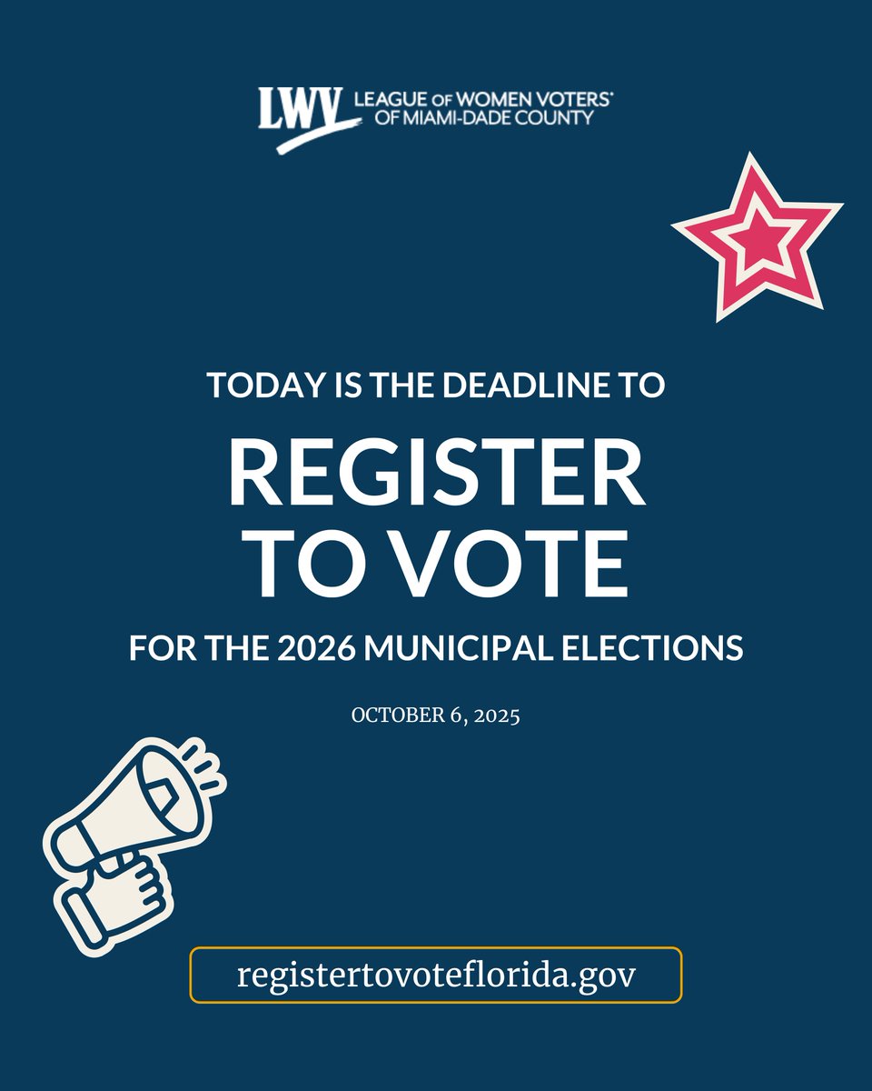 League of Women Voters Miami-Dade tweet media