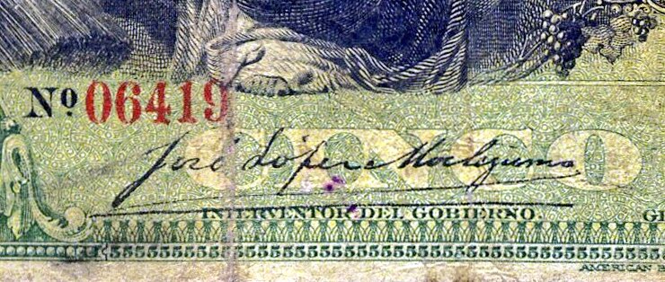 6 de octubre de 1897.- El Ministerio de Hacienda designa al Licenciado José López Moctezuma como interventor ante el Banco de #Coahuila. 
Tendría que firmar cada uno de los billetes emitidos por la institución y en su presencia eran sellados como garantía de contar con respaldo