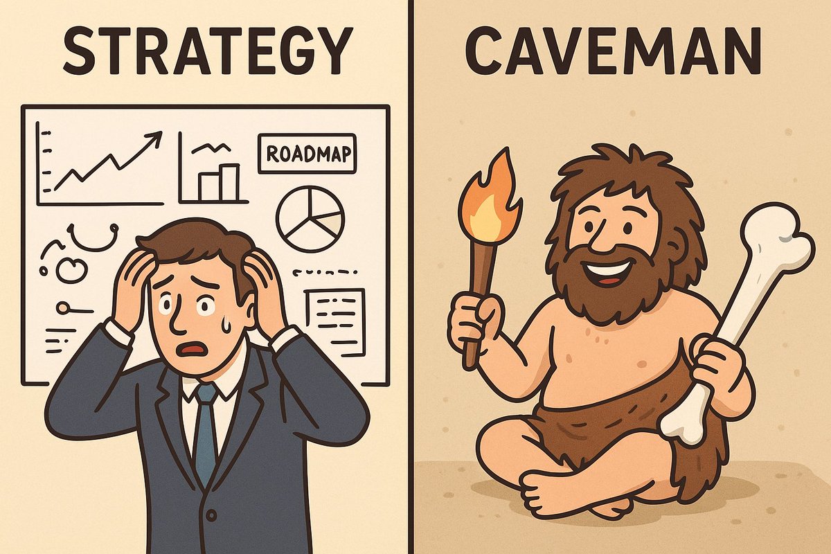 CaveOnCro's tweet photo. Caveman have no strategy.
Caveman no write roadmap. No whitepaper. No buzzwords.
Caveman just exist.
Think smart, think like a caveman.

#JoinTheCave #CroTribe #crofam @PUUSHDABUTTON https://t.co/0ATBIq9xHj