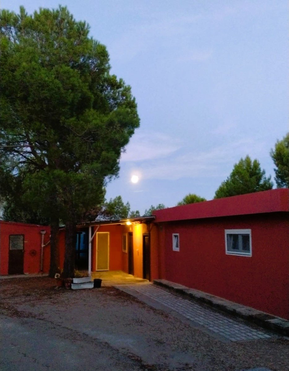 Anochecer con luna llena #hacerfotos #lunallena #cielo