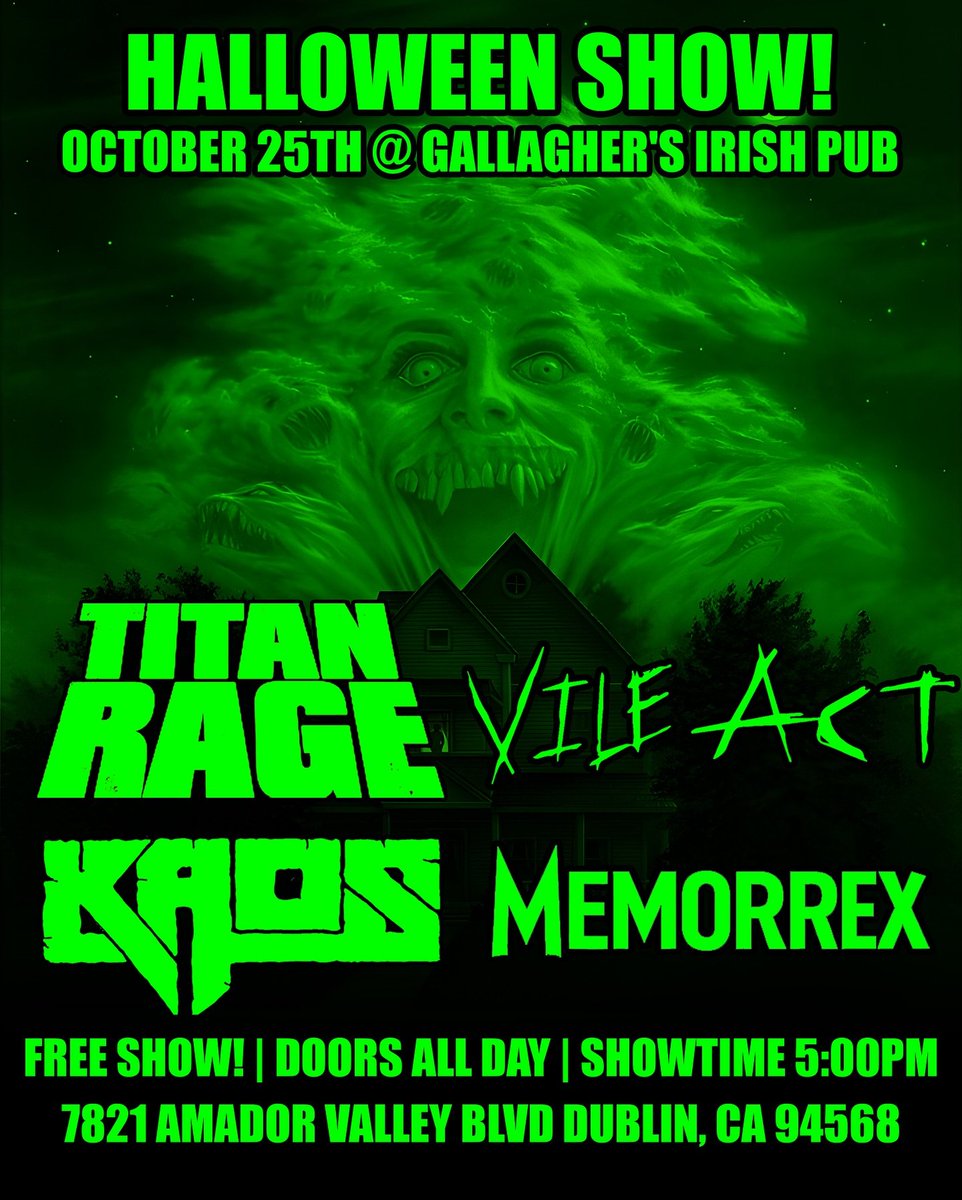 We have a killer weekend coming up this month and we'd love to melt off everyone's face in time to get their zombified Halloween costumes right!Berkeley and Dublin, come through!