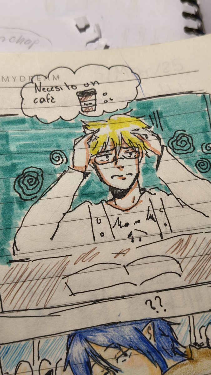 TakiYantaki7's tweet image. Mi unico pensamiento a finales de semestre #dibujos #comic #drawing #sketch