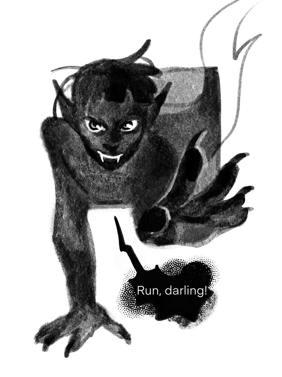 vvhenryf's tweet photo. day 5 of #sillytober aka #inktober
🔳🩸

#artchallenge #comic https://t.co/tYeTzYY4mM