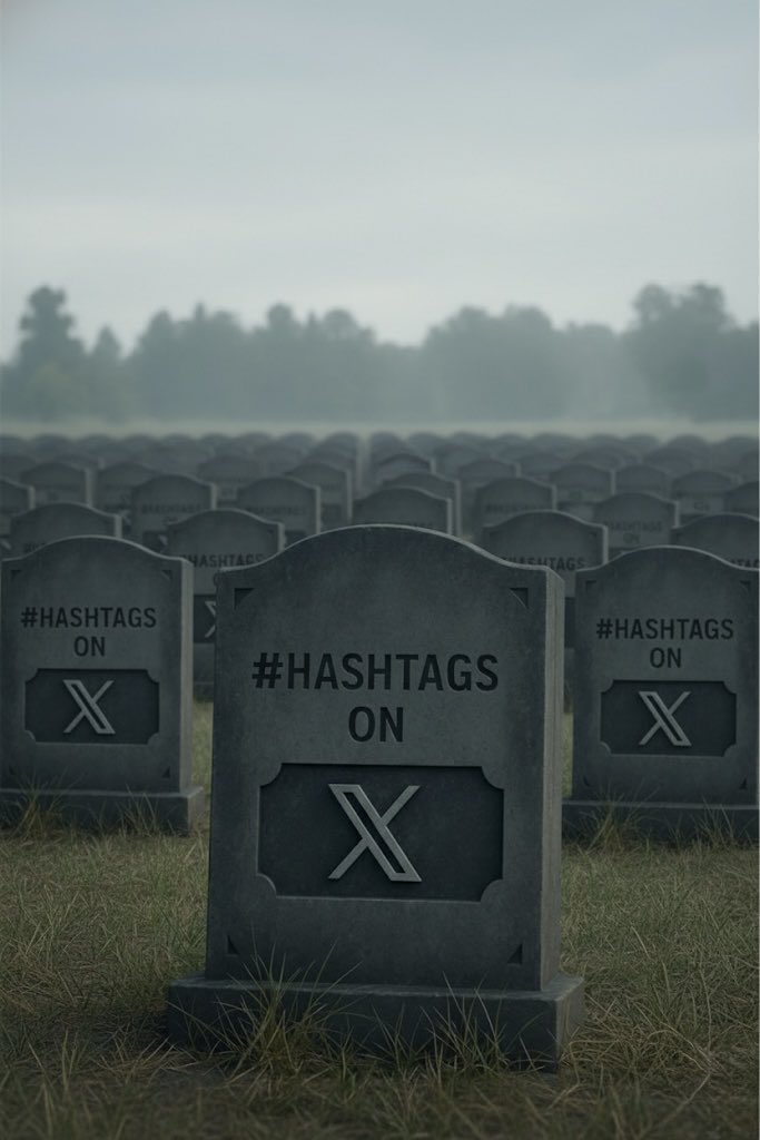 If feel like the “writing community” especially needs to remember this.

Stop using hashtags.  Not only are they not used, they do nothing for engagement or attention.  
Hashtags are dead. Stop it