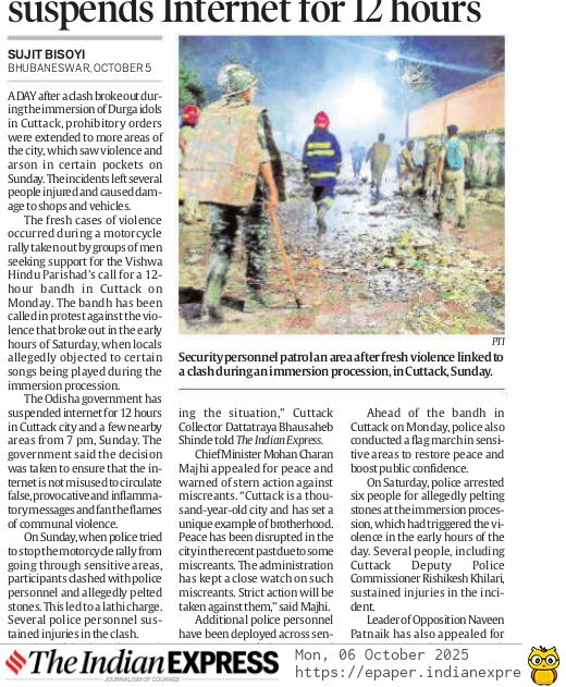 SidMohanty97's tweet image. 4 steps to stop #communalviolence
-throw out illegal migrants like @CMOfficeAssam.
-#bulldozeraction on criminals like @CMOfficeUP
-burst fake ID documentation racket
-hitting on drug racket
@CMO_Odisha @satyabrata1967 @DGPOdisha #cuttack  #internalsecurity #curfew @IndianExpress