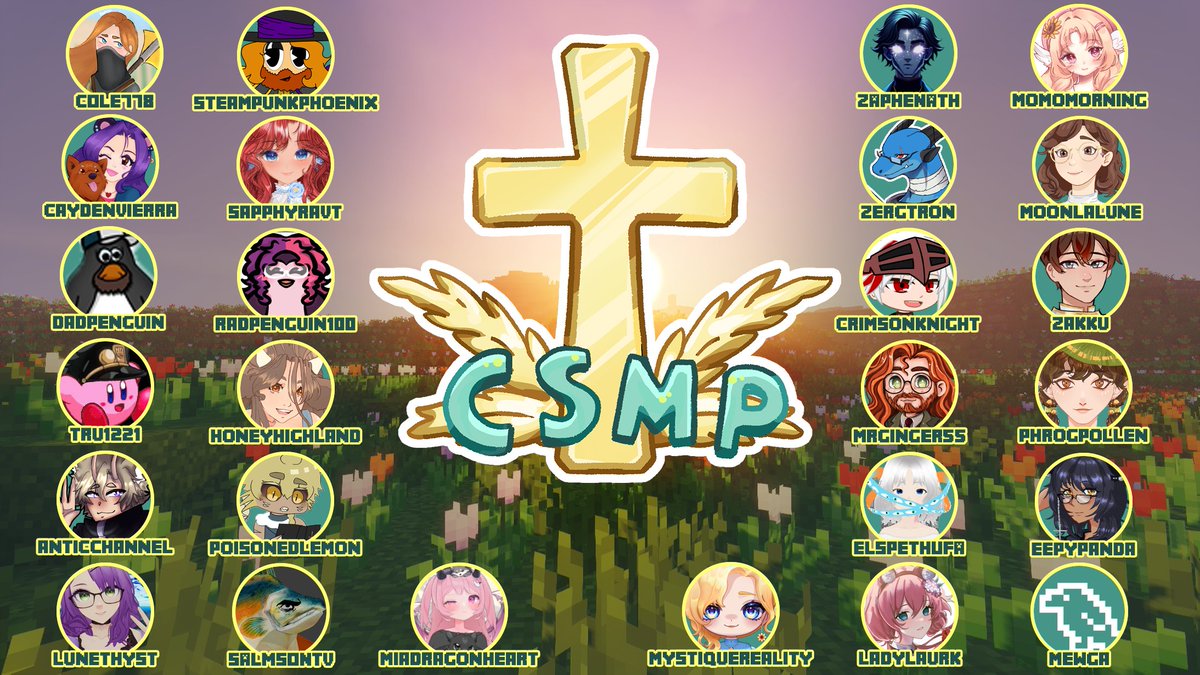 LadyLaurk's tweet image. Hello weary and adventurous travelers, something wonderful has been cooking behind the scenes!
What could it be?
A new Minecraft server!

Who all will be there?
Why creators of all sizes and kinds but of course!
We're serving up the #CSMP later tonight at 8pm CST/9pm EST!
Hope to