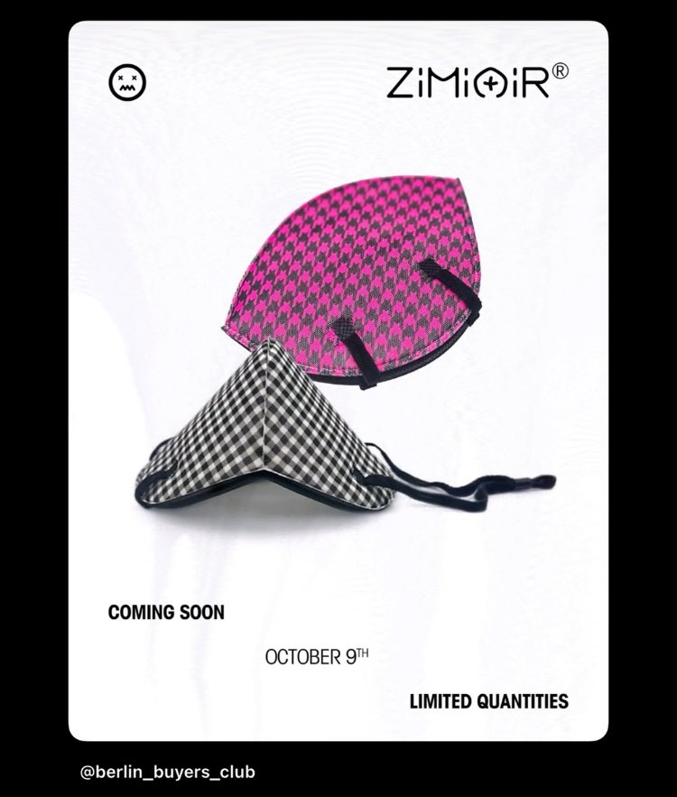 NoHealthNoFun's tweet image. October 9th - Save the date! 
3 more days before the beautiful Zimi masks in collaboration with @BerlinBuyers will be available on the @zhouliang_mask website.

This is a screenshot from BBC’s IG account 👇