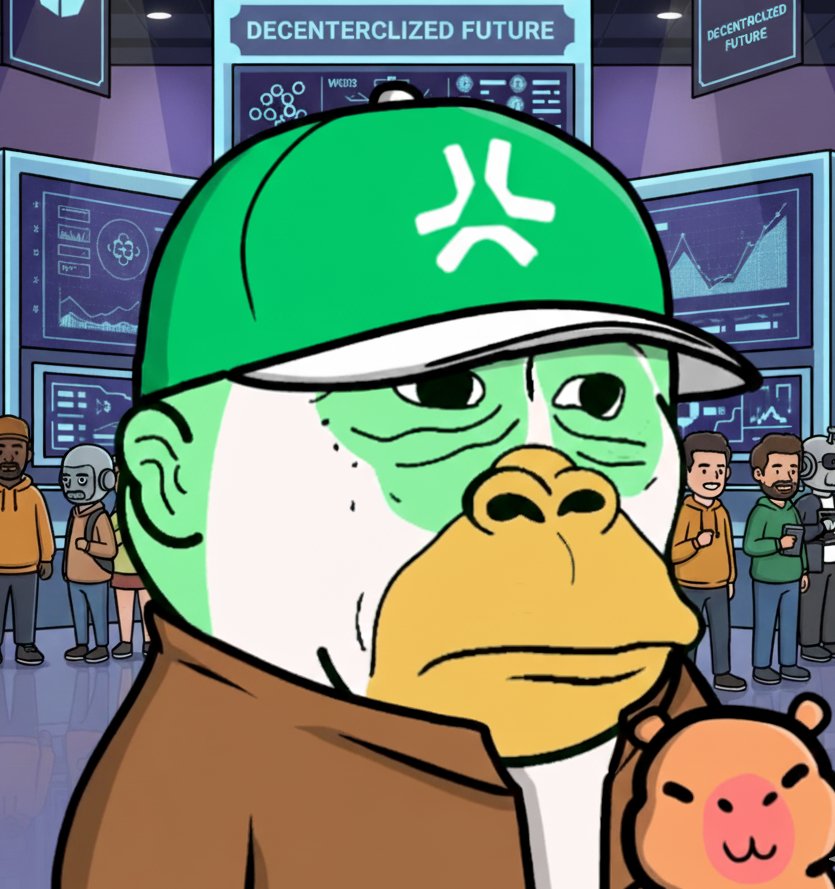 0xGRONKE's tweet image. Amidst the lines of code and blockchain visions, a silent gaze tells a story of anticipation, promises, and underlying anxieties.

While a decentralized future may usher in a new era, the journey to get there remains largely unwritten..
#Decentralizedfuture