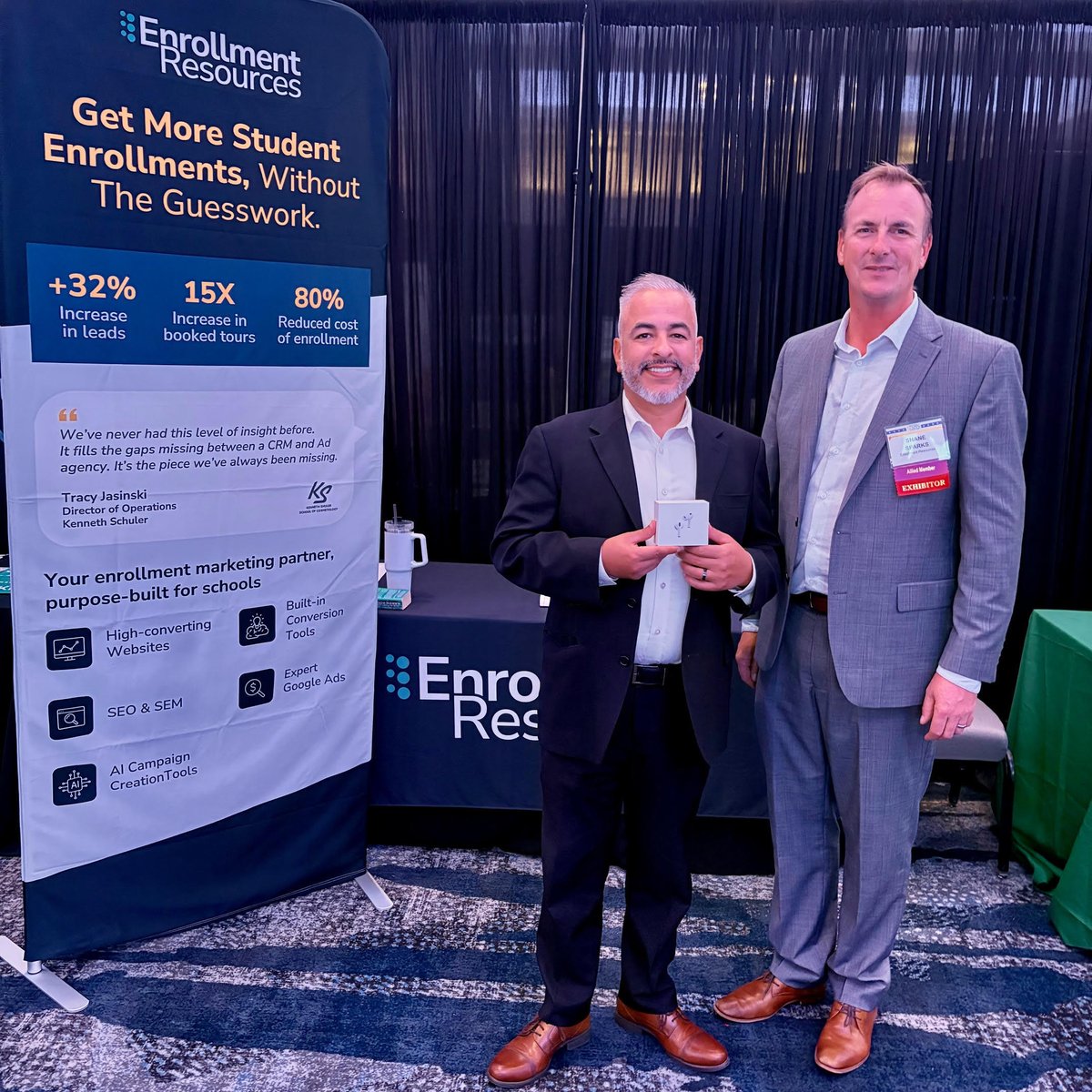 Big congrats to our CSPEN giveaway winner, Osmar Espinoza!

Thanks to everyone who visited our booth and connected with the team.

#CSPEN2025 #HigherEdMarketing #EnrollmentGrowth