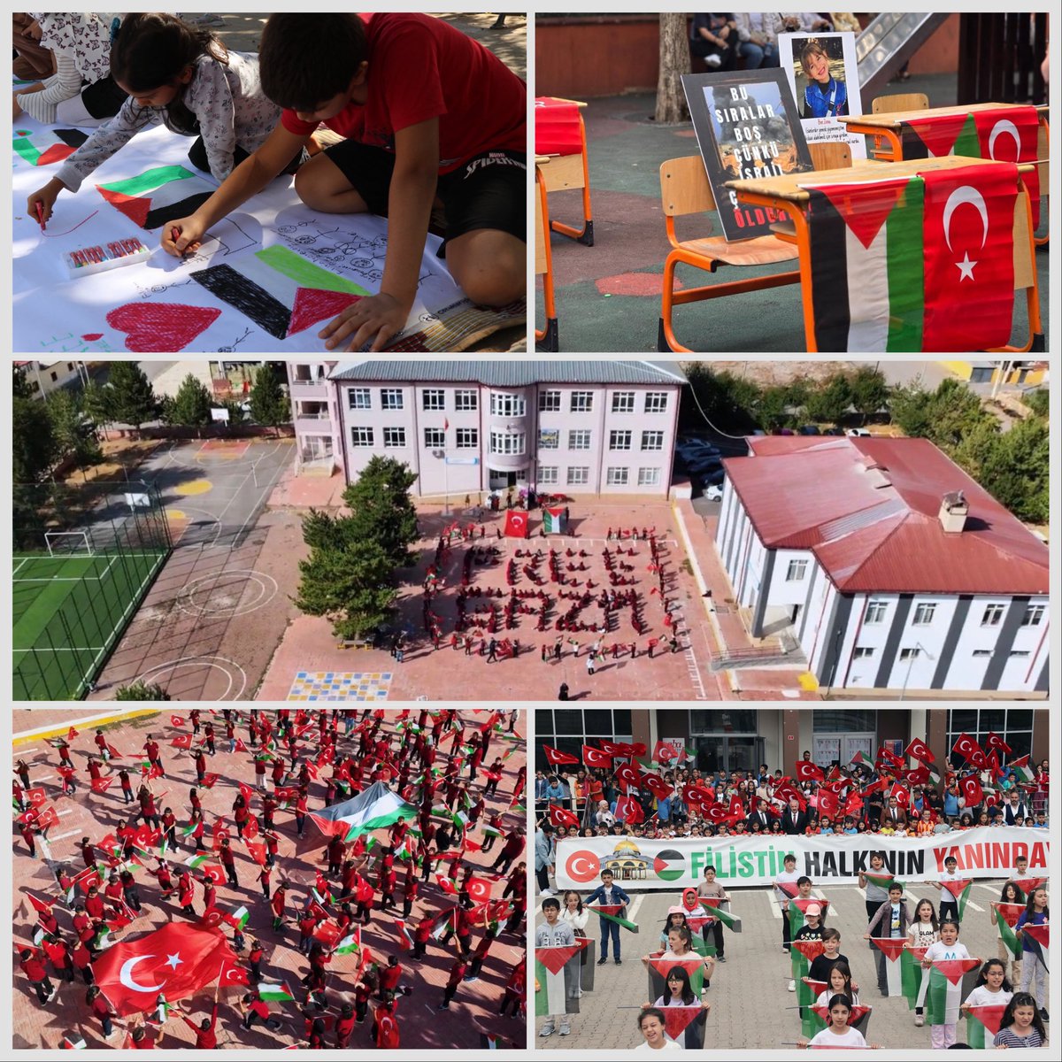 Yarın Tüm Okullarda “Filistin Farkındalık Etkinlikleri” düzenlenecek

Millî Eğitim Bakanı <a href="/Yusuf__Tekin/">Yusuf Tekin</a>: Millî Eğitim Bakanlığı olarak 81 ilimize gönderdiğimiz yazı doğrultusunda, yarın tüm okullarımızda eş zamanlı olarak öğrencilerimizin katılımıyla Filistin ve Gazze temalı