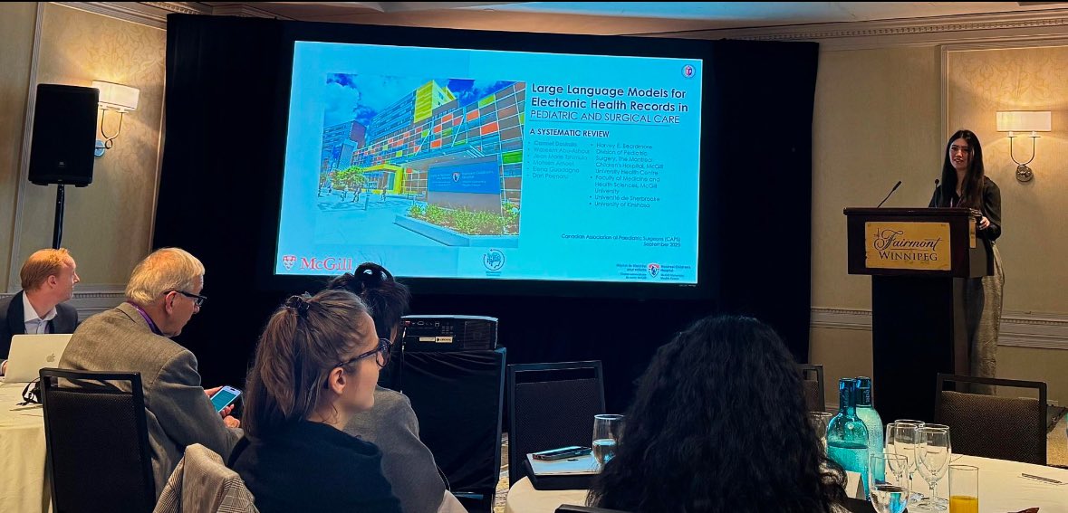 CommiSurLab's tweet image. 🌟 Our lab was proud to present at #CAPS2025 🇨🇦 in Winnipeg, MB!

We highlighted our research in:
🔹 Pediatric surgery
🌍 Global health
🤖 AI &amp;amp; innovation

A great platform to share ideas, build collaborations and learn from the experts in the field

Grateful for the opportunity
