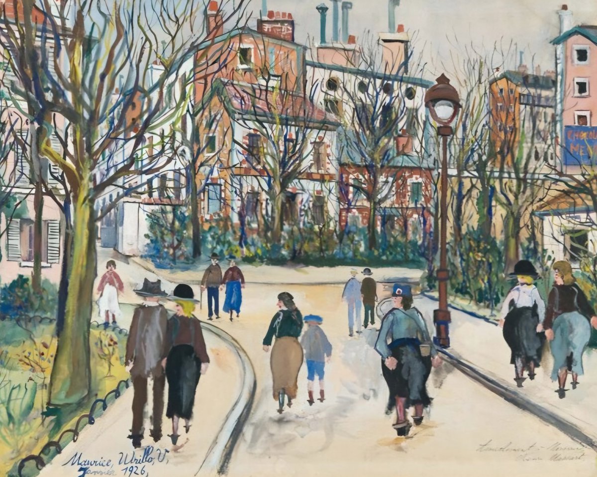 hodgetts_susan's tweet image. Maurice Utrillo (1883-1955)
    ~ Street in Montmartre, 1926

#Art #Montmartre