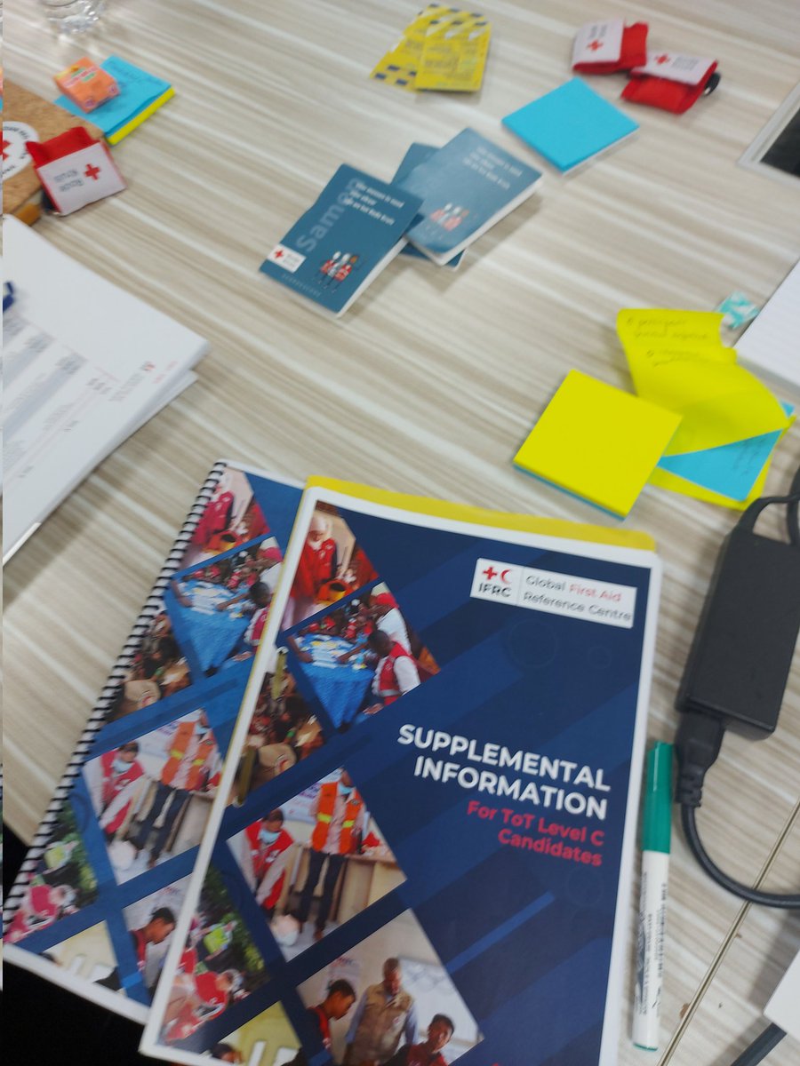 Vandaag start met de Train of Trainer cursus <a href="/RodeKruis/">Rode Kruis</a> en <a href="/GFARC_IFRC/">Global First Aid Reference Centre</a> op Curaçao. Drukke werkweek met uitdaging om docent-instructeurs van de Caribische afdelingen op een hoger niveau te brengen voor hun nieuwe rol.