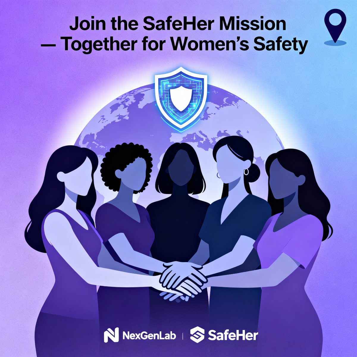NexGenLabs1's tweet photo. 🚀 Join the SafeHer Mission!

NexGenLab is building India’s first all-in-one women safety platform — powered by tech, community &amp; care.
We’re inviting developers, NGOs &amp; volunteers to join us in making India safer for every woman. 💙

#SafeHer #NexGenLab #TechForGood #WomenSafety https://t.co/bTp7XqFj9b