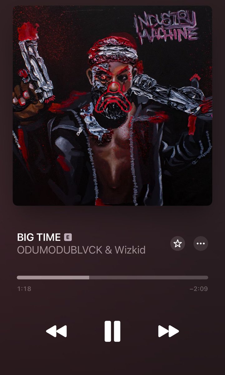 OD <a href="/Odumodublvck_/">INDUSTRY MACHINE ⚙️</a> been dey gasp for Air for this song