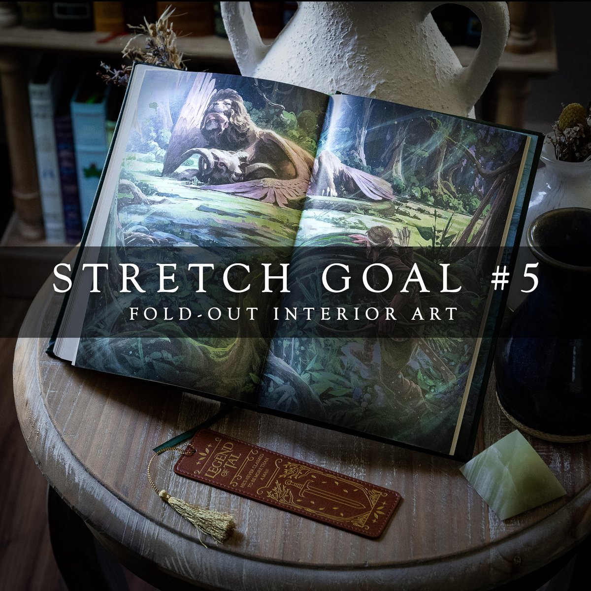 jdlrosell's tweet image. As we close in on the final 24 hours, An Emperor&apos;s Gamble is now getting upgraded to FOLD-OUT ART! 🎨📖

If that pesky spine ever annoyed you while viewing double-page interior art, you&apos;re going to particularly enjoy this upgrade!

#kickstarter #fantasybooks