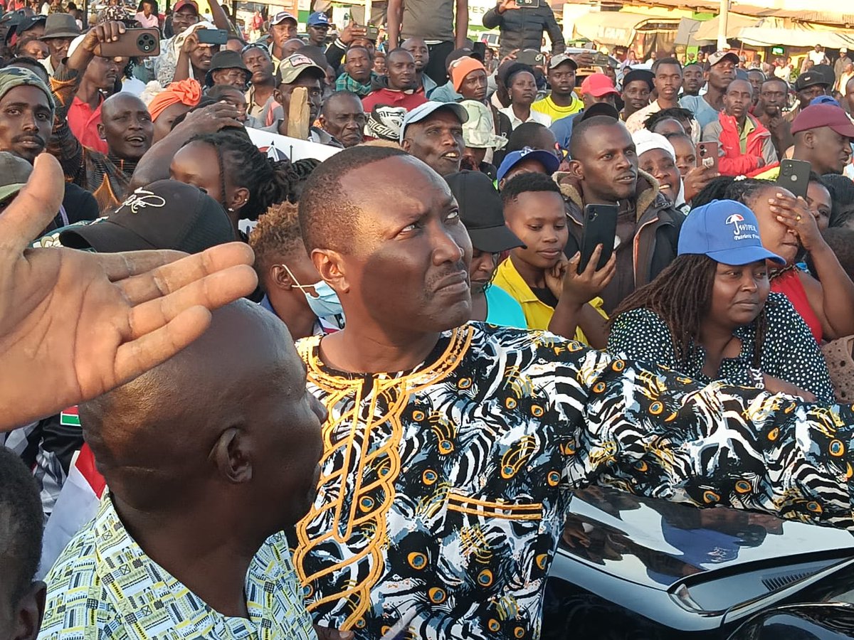 Today's United Opposition meet-the- people tour of Machakos and Kitui counties. From Masii, Wamunyu, Katangi, Kwa Vonza, Kalundu-Kitui and Kabati it's clear Kenyans have decided they want change. 
#KomboaKenya #Wantam.