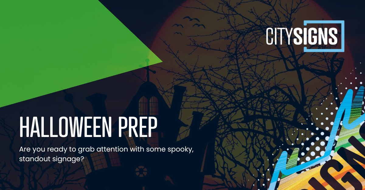 citysigns's tweet image. Halloween’s creeping up fast...

At City Signs, we specialise in bold, eye-catching signage that brings the Halloween spirit to life, helping you attract more visitors and boost your seasonal sales.

Ready to get spooky? Contact us today: info@citysigns.co.uk

#WorcestershireHour