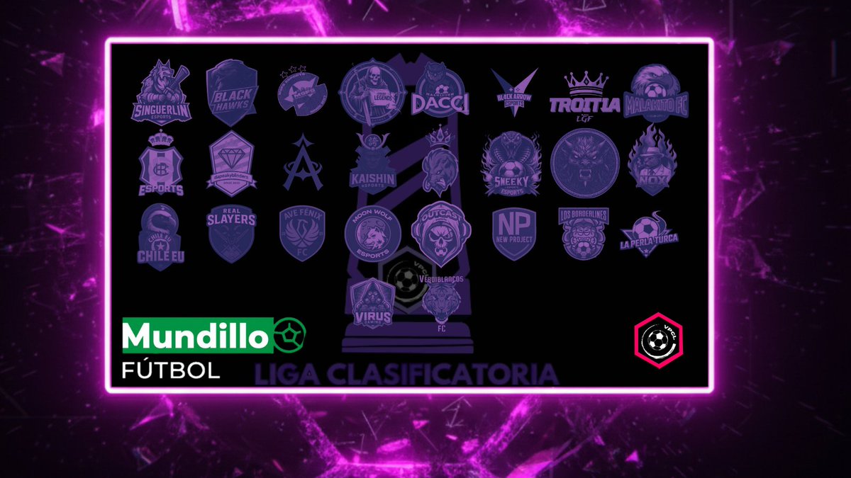 🚨OFICIAL🚨

Presentamos a los clubes que disputaran esta Liga de Clasificación de VPCL Temporada III. Junto a <a href="/mundillo_futbol/">Mundillo Futbol</a>

La vuelta de grandes clubes a VPCL: 
<a href="/BlackHawks_fc/">Black Hawks</a>
<a href="/eSportsOUT_/">Outcast eSports</a>
<a href="/MoonWolfsports/">Moon Wolf eSports</a>
<a href="/laperlaturca_/">𝗟𝗮 𝗣𝗲𝗿𝗹𝗮 𝗧𝘂𝗿𝗰𝗮</a>

Caras conocidas:
<a href="/TroiT1FC/">TroiT1A LGF</a>
<a href="/Legends_Cordoba/">Cordoba Legends</a>

#VPCL
