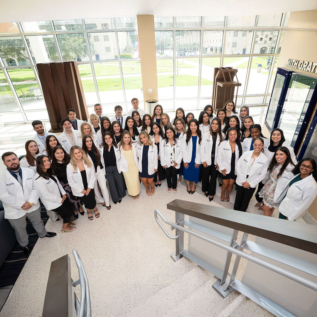 FIUMedicine's tweet image. Happy National PA Week! 🎉 Celebrating the vital contributions and dedication of physician assistants. Our PA program celebrates the annual event with spirit week fun and giveaways for our PA students! 💙

#PAWeek #PhysicianAssistant #FIUMed