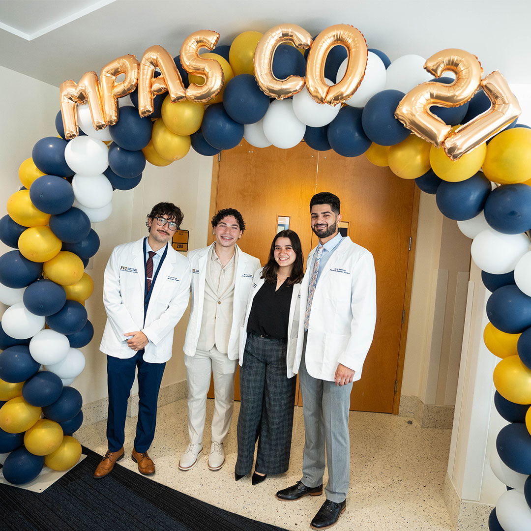 FIUMedicine's tweet image. Happy National PA Week! 🎉 Celebrating the vital contributions and dedication of physician assistants. Our PA program celebrates the annual event with spirit week fun and giveaways for our PA students! 💙

#PAWeek #PhysicianAssistant #FIUMed