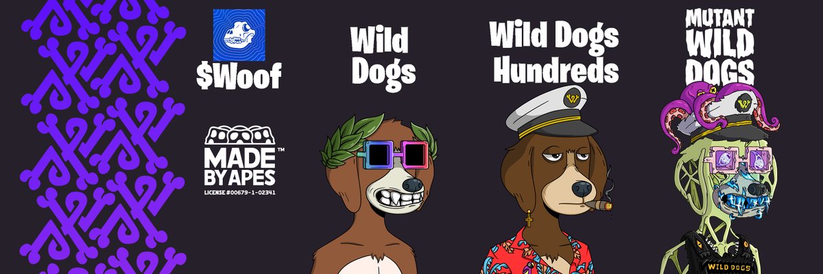 🐾 Fresh new banner loading... 🌕

We’re updating it to reflect the full Wild Dogs ecosystem 🐺🔥

Give us a little time, fam — greatness takes work. ❤️

#WOOF #WildDogs #MutantWildDogs #NFTs