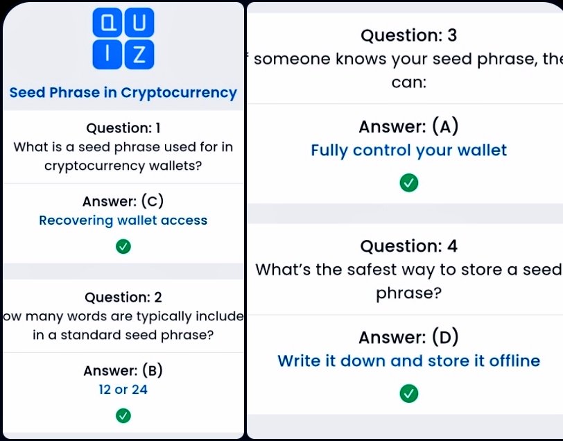 coinnetwor82855's tweet image. 🔥 SYNTAX VERSE Daily General quiz answer
📅 06.10.2025
❓General Quiz Title : Seed Phrase in #Cryptocurrency
🖥Answers :
CBAD
✔️ Join Syntax Verse : Download & Register
syntaxverse.com/rf/APQ798431U3
#syntax #syntaxverse #syntaxvault #syntaxquiz #syntaxversequiz #BTC #Bitcoin #ETH…