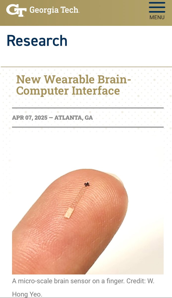 MatrixMaze36912's tweet image. WEARABLE BRAIN-COMPUTER INTERFACE

&quot;microstructure brain sensor to be inserted into the minuscule spaces between HAIR follicles and slightly under the SKIN. The sensor offers high-fidelity signals …continuous use of brain-computer interfaces (BCI) in everyday life possible.”