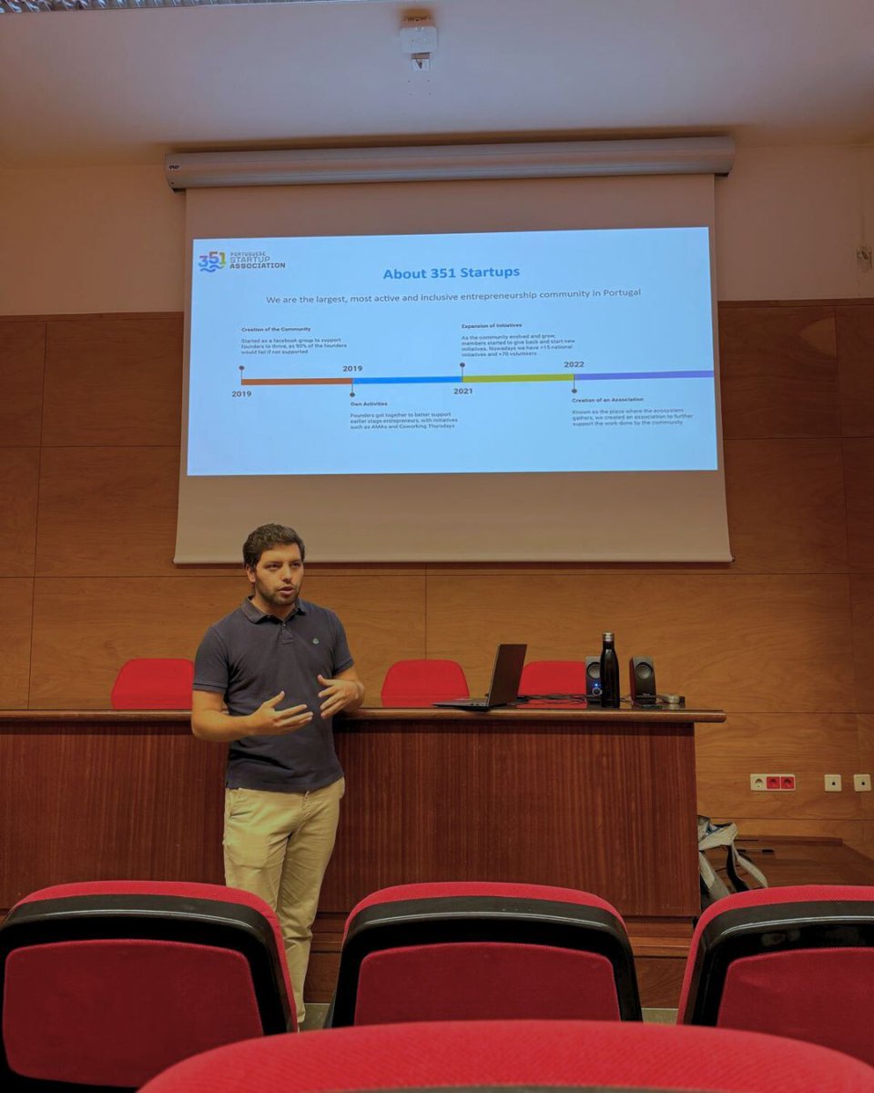 Startup351's tweet image. Startup energy, local vibes, and a room full of ideas ready to grow. 💡 
Our workshop in Viseu, led by Gonçalo Costa, was full of energy, ideas &amp;amp; local community spirit.

Next stop: Startup Weekend Viseu 🚀
Join us: eventbrite.pt/e/techstars-st… 

#Techstars #351Startups #TSViseu