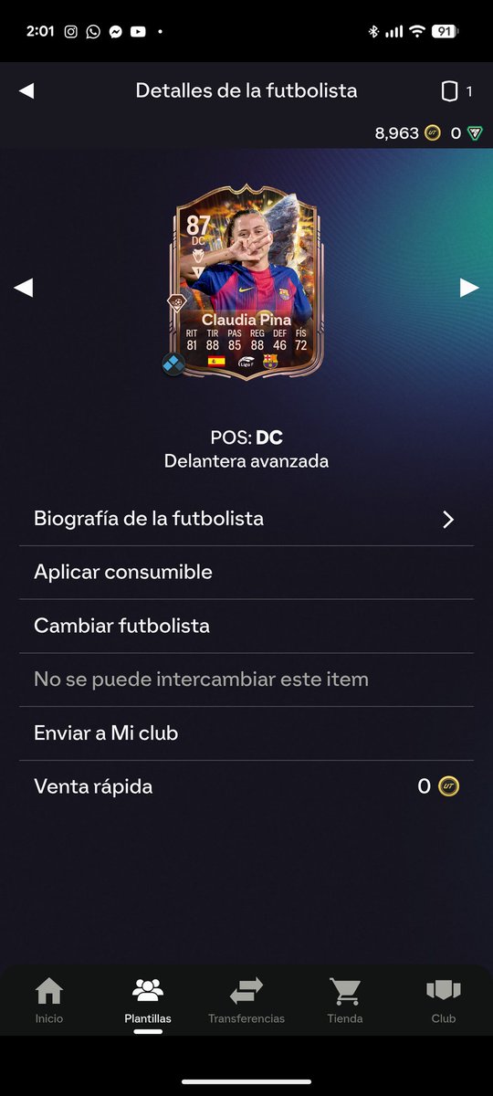Gerard170711's tweet photo. Mira nomás conan, tal parece que sigue la cuenta tocada como en el FC24
En el pilares asegurado Max 87 de media
Hice 9-6 este champs @Conan_GW https://t.co/RTl0uN6fVC