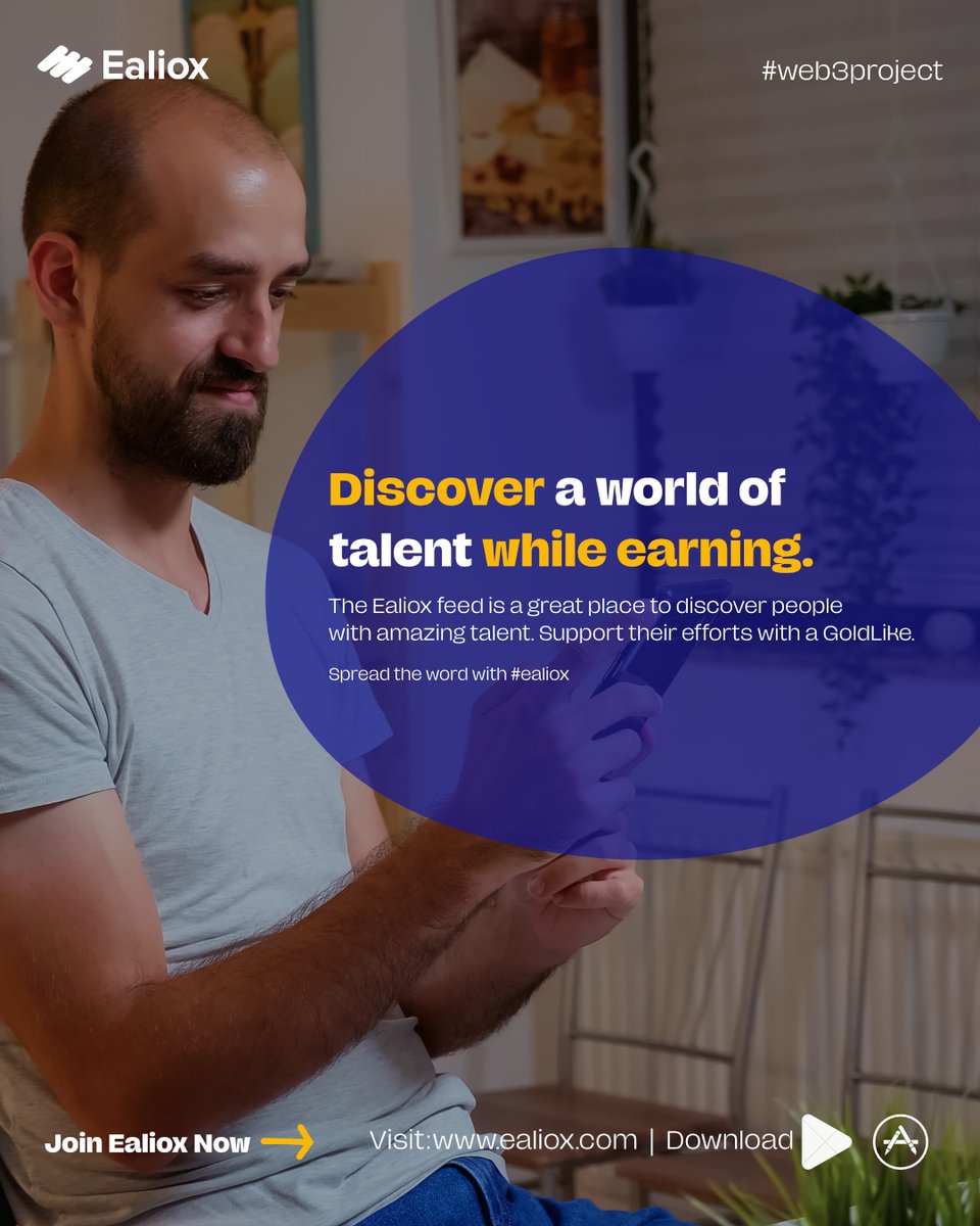 Ealiox's tweet image. Explore, discover, and connect with new people and opportunities, all while earning from the Ealiox Ads Catalog.
#ealiox
#web3project
#earnwhileyousocialize