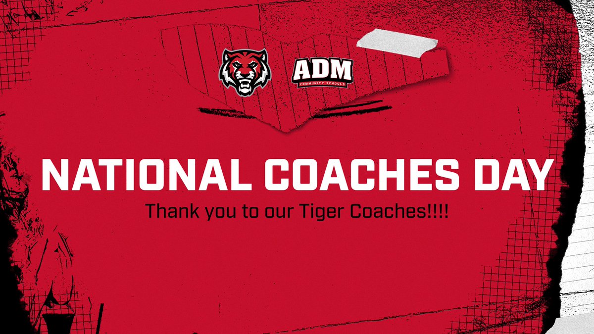 Thank You to all of the coaches here at ADM on National Coaches Day!  We thank you for all you do our students each and every day! #TigerEdge